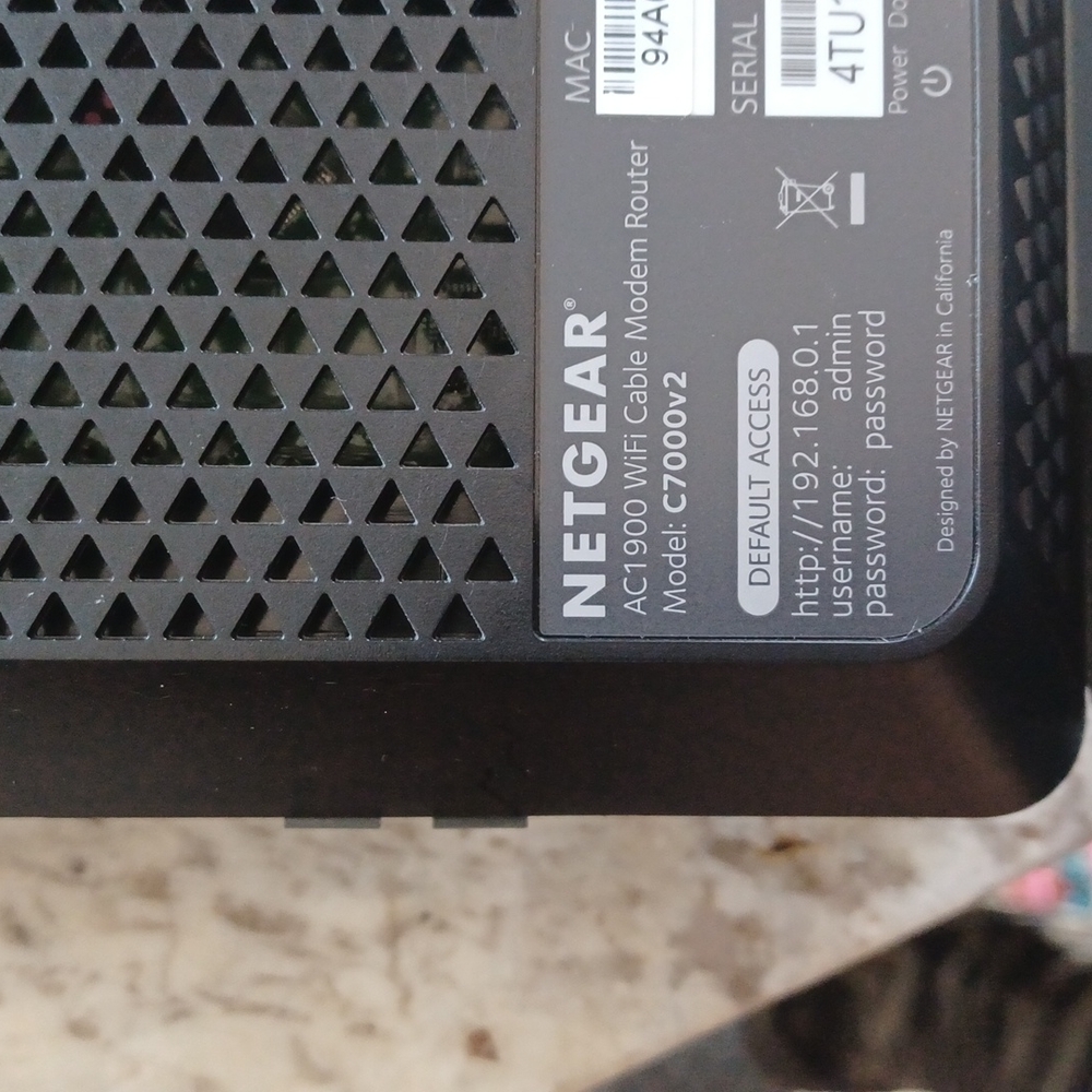 Netgear WiFi Cable Modem Router - Picture 5 of 6